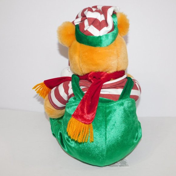 Disney Winnie the Pooh as Elf 13" Christmas Plush Stuffed Toy Holidays - Picture 5 of 6
